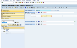 Create a GUIStatus in SAP ABAP