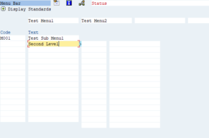 Submenu in SAP GUIStatus