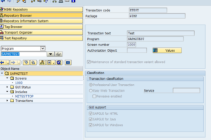 Create a T-Code in SAP ABAP