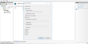 Add Authorizing Rule in WebDAV