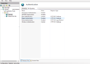 Authentication in IIS